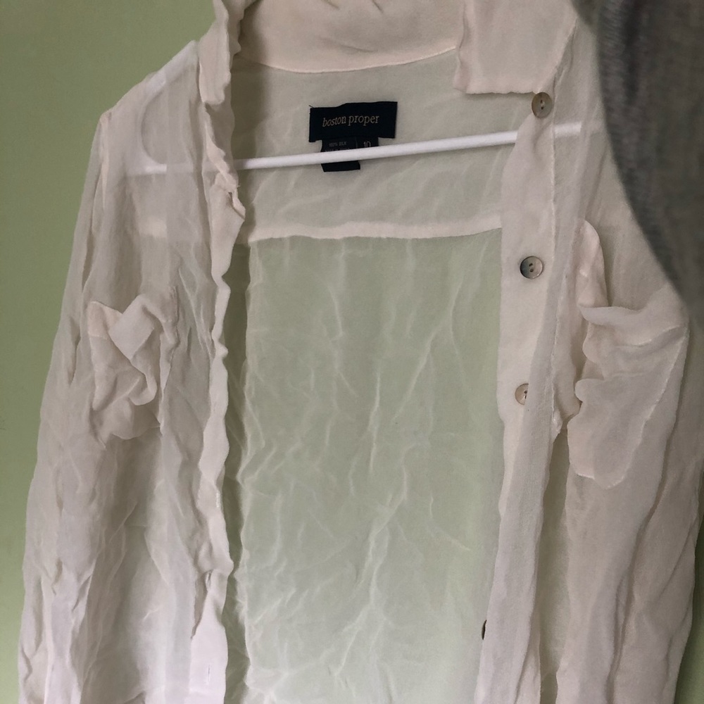 Boston Proper light sweater- Size 10